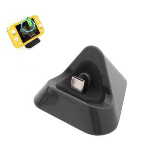 스위치 라이트 USB 타입 C 충전기용 ECHZOVE 회색 충전 도크 논스 디자인 및 휴대용 테이블탑 마운트