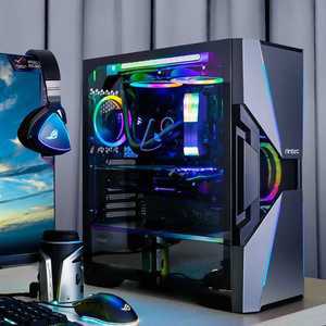 투명 PC 케이스 피씨방 수냉식 컴퓨터 본체 프레임 PC