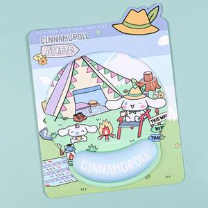산리오 캠핑 손목보호 마우스패드-시나모롤준비물 캐릭터문구 캐릭터팬 팬시 학용품