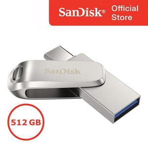 [샌디스크]SanDisk Ultra Dual Drive Luxe DDC4 실버 512GB 512기가 USB3.2 외장 메모리