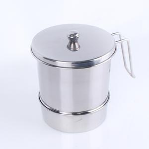 스텐음식물쓰레기통2L(분리형) 음식물 쓰레기