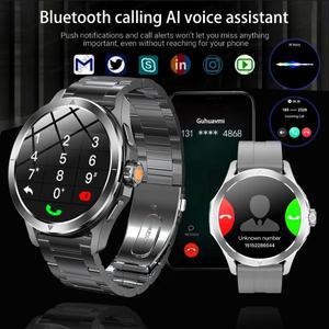 Xiaomi S4 울트라 야외 스포츠 스마트 시계 남자 AMOLED 화면 NFC GPS 나침반 심박수 방수 블루투스 통화 S