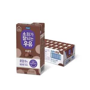 [매일 우유] 매일 소화가잘되는우유 초콜릿 멸균190ml 24팩