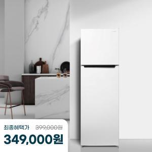 캐리어 255L 화이트 2도어 일반냉장고 KRNT255WEM1