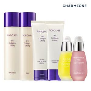 [10%+구매금액추가쿠폰+T5%]참존 기초세트 탑클래스 리프팅 콜라겐 스킨/에멀전/앰플/영양크림/수분크림