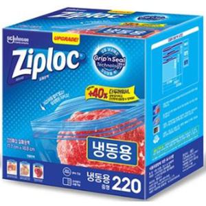 지퍼락 냉동지퍼백 중형 220매 17.7 x 18.8cm 코스트코