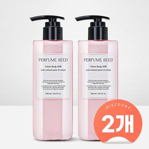 (2개) 더페이스샵 퍼퓸씨드 벨벳 바디 밀크 300ml
