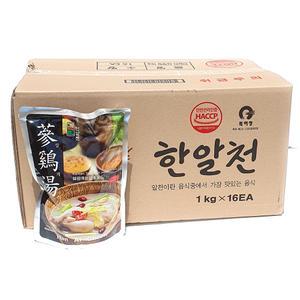 한알천 삼계탕 레토르트 1kg-16개(1박스)업소용