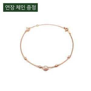 로이드 스톤 고래꼬리 팔찌 10k 발찌 LWT19002T