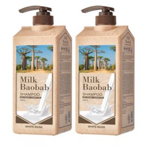 향수 향기 포인트 퍼품 비오 클라쎄 밀크 바오밥 샴푸 화이트 머스크 향 1000ml 2개