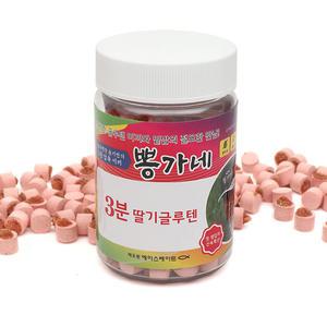뽕가네 3분 딸기 글루텐 압축 미끼 밑밥 겸용
