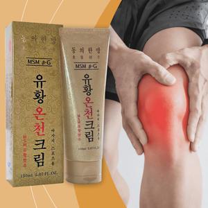 동의한방 온열 마사지 유황온천 크림 150ml 마사지 스포츠 관절 통증크림