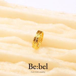 순금반지 3.75g 24k 링 디자인 심볼 패턴 비벨 한돈 1돈