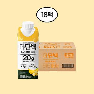 빙그레 더단백 드링크 바나나 250ml 18팩 프로틴음료 단백질