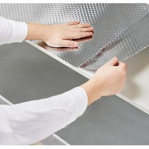 오염방지 타일시트지 내열 곰팡이방지 DIY 시트지60x500cm 알루미늄