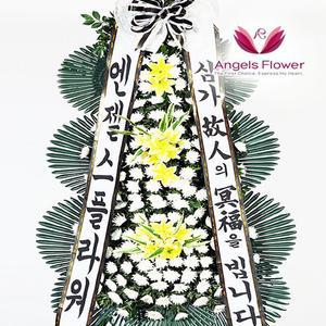 [엔젤스플라워] 근조3단화환 일반형 전국 꽃배달서비스