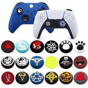 소프트 실리콘 엄지 스틱 그립 캡  소니 호환호환 플레이스테이션 5 4 PS5 PS4 XBOX 스위치 프로 컨트롤러