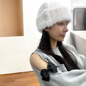 [기타]여행 화이트 비니 샤프카모자 (WFH6CHG)