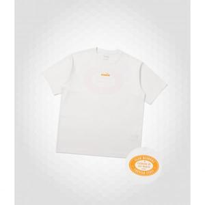 매장정품 디아도라 DIADORA 포지타노 서클 로고 반팔 티셔츠 OFF WHITE D4221LRS64OWH 416075