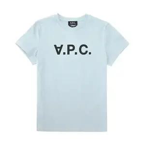 아페쎄 VPC 로고 남성 반팔티셔츠 COBQX H26943 IAB LIGHT BLUE
