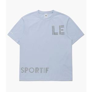 [르꼬끄] 레터 반팔티 B1 QQ223LRS43 HBL BLK OWT