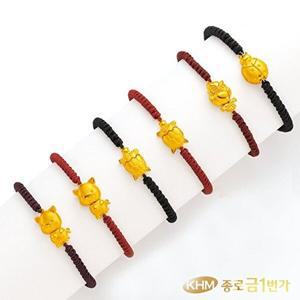 [종로금1번가]순금 팔찌 돼지 매듭 외 3종  3.75g 99.9
