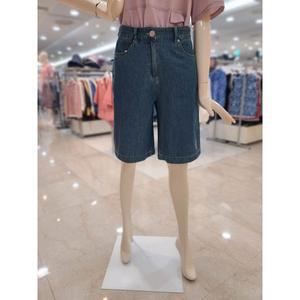 갤러리아 베이직 일자핏 데님 반바지(CLEMDP205)