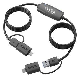 Plugable USB 데이터 전송 케이블 PC에서 PC로 연결 윈도우 C 3.0과 호환 Bravura Easy Computer Sync 소프