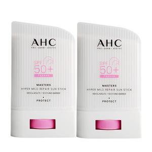 AHC 마스터즈 하이퍼 마일드 리페어 선스틱 22g 2개 무기자차 썬스틱