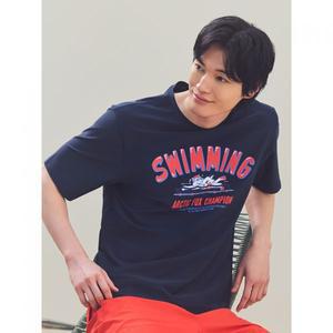탑텐 남성 래쉬가드 반팔 어바웃모먼트 콜라보MBF2TS1702