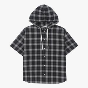 [대구백화점] [유솔(USALL)]체크반팔후드남방(ULYC25SZ2)