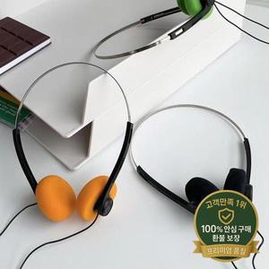레트로 언더와이어 헤드폰 휴대용 유선 소형 음악 Mp3 워크맨 스포츠 패션 사진 - 세련된 빈티지