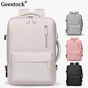 노트북 수납 백팩 직장인 대학생 Geestock easyjet 배낭 45x36x20 여성용 캐빈 여행용 가방 항공사 용 대용량 휴대용 수하물 멀티 포켓