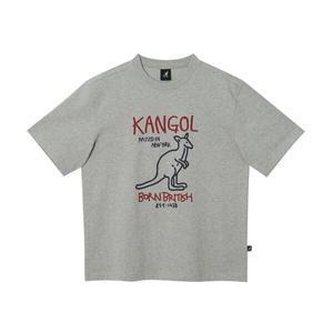 [캉골] 드로잉 티셔츠 2772 멜란지그레이 (KRECST27720)