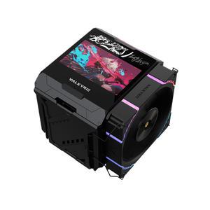:발키리 VALKYRIE DX140 LCD ARGB 듀얼타워 공랭 CPU 쿨러 (블랙)
