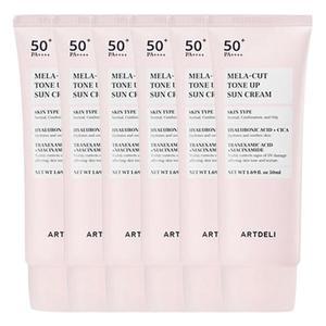 아트델리 멜라 컷 톤업 선크림 50ml x6개