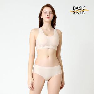 [BASICSKIN]베이직스킨 여성인 X백 래쉬가드 이너 브라+팬티 수영복세트 BEL-R214A