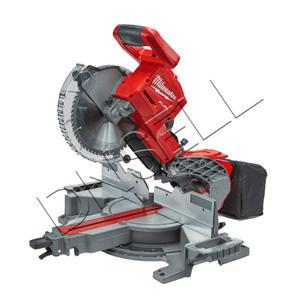 밀워키 M18 FMS254-0 충전 슬라이딩 각도절단기 베어툴 10인치 원형톱 전동공구