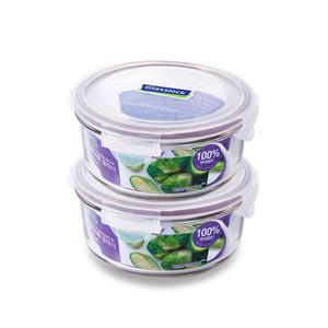 글라스락 퍼플에디션, 원형, 950ml, 2개