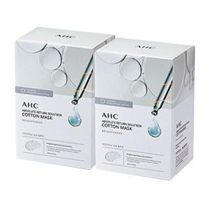 AHC 순면 미백 보습 마스크팩 브라이트닝 2박스(50매)