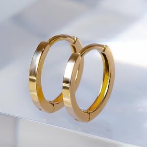[니지쥬얼리] 14K GOLD 10mm민자 이어링