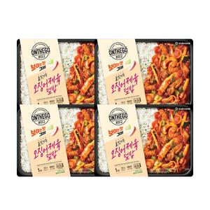 아워홈 온더고 불맛가득 오징어제육덮밥 290g, 4개