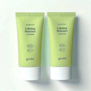 구달 맑은 어성초 진정 수분 선크림 썬크림 50ml 2개
