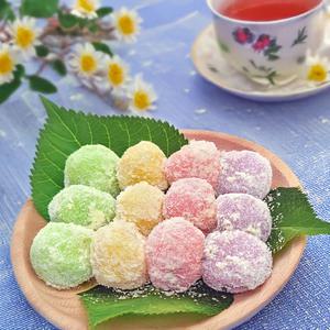 [찰진한상자] 과일모찌 과일 찹쌀떡 (40g 50알 2kg 1박스) 답례떡 간식떡 행사용떡 식사대용