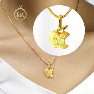 24k순금 애플 사과 목걸이 메달 펜던트 3.75g