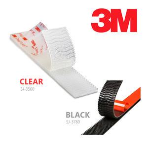3M 듀얼락 강력탈부착 찍찍이 테이프 SJ-3780 SJ-3560 폭25mm / 폭19mm 길이1미터