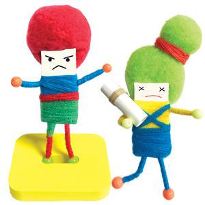 맘아트 DIY 걱정인형 만들기 2개 키트 장식소품