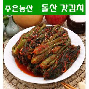 가락시장 업소용, 가정용 김치전문점 주은농산 톡쏘는 맛이 일품인 돌산갓김치 5kg