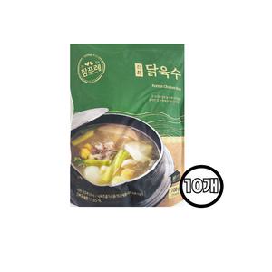 참프레 진한 닭육수 700gx10개/실온 요리육수 국 찌개 다양한 요리활용