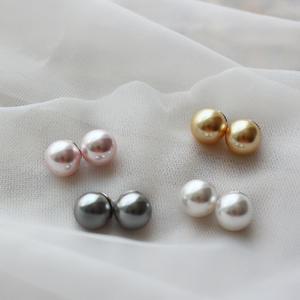 스와로브스키 진주 귀걸이 10mm 925은침